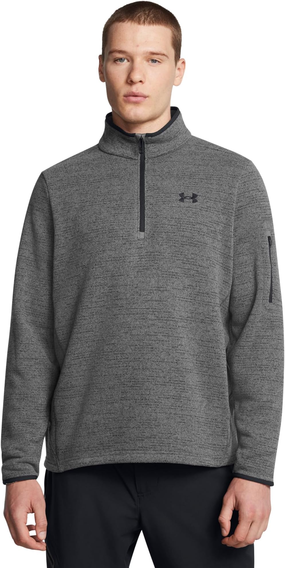 

Толстовка Under Armour Specialist 1/4 Zip, цвет Castlerock/Black