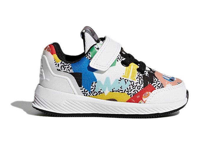 Кроссовки adidas Toddler Shoes TD Low-top White/Yellow/Blue — фото 2