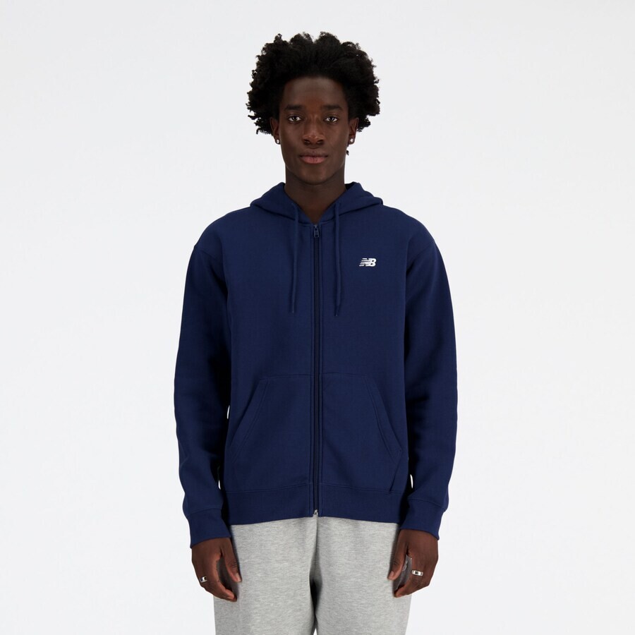 

Худи new balance Zip-Up Hoodie Essentials, темно-синий