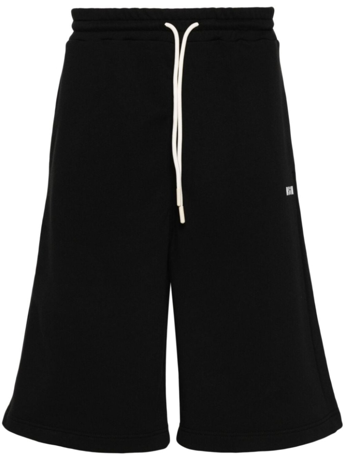 

MSGM спортивные шорты с кулиской, черный