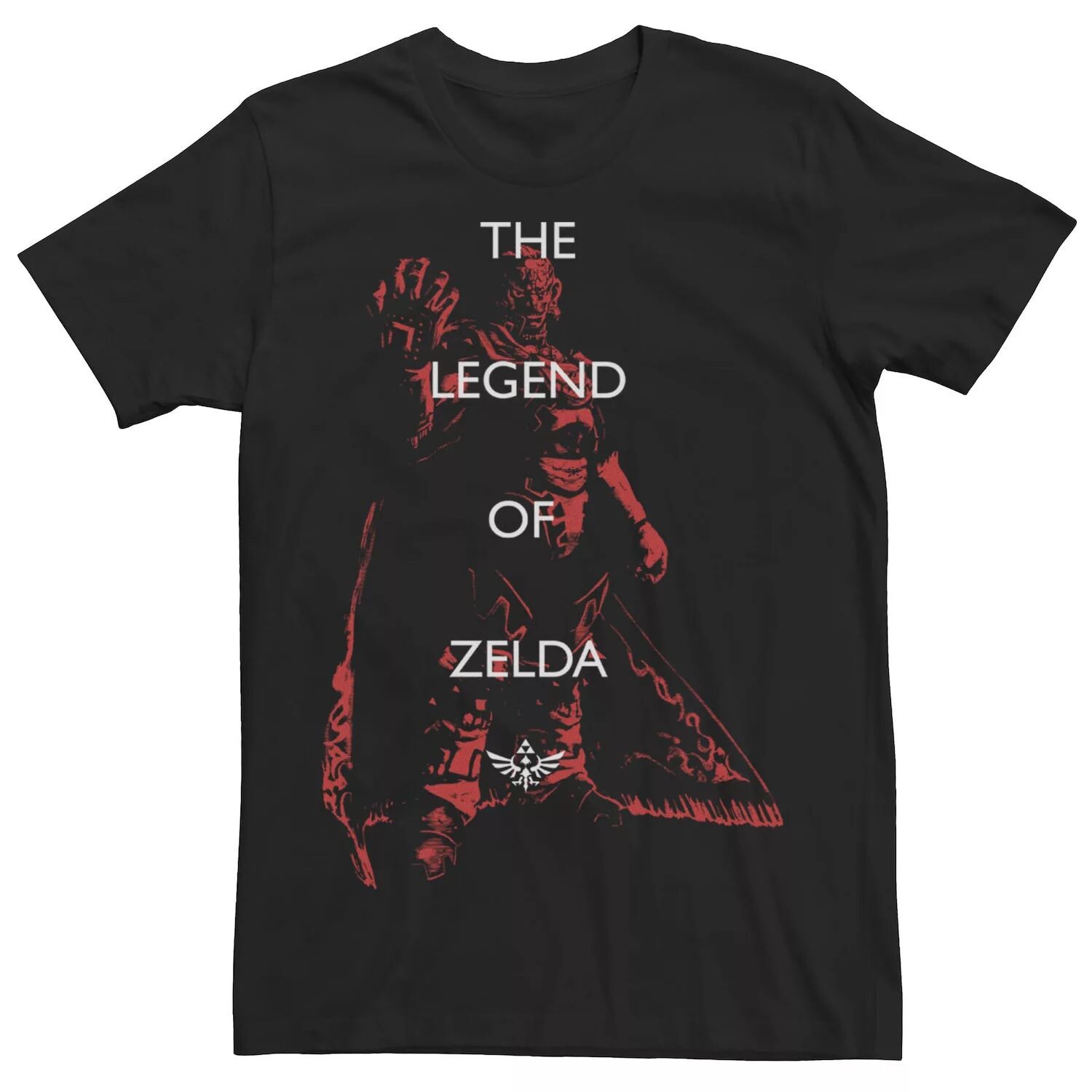 

Мужская футболка Nintendo The Legend Of Zelda поверх верха с надписью Ganondorf Licensed Character