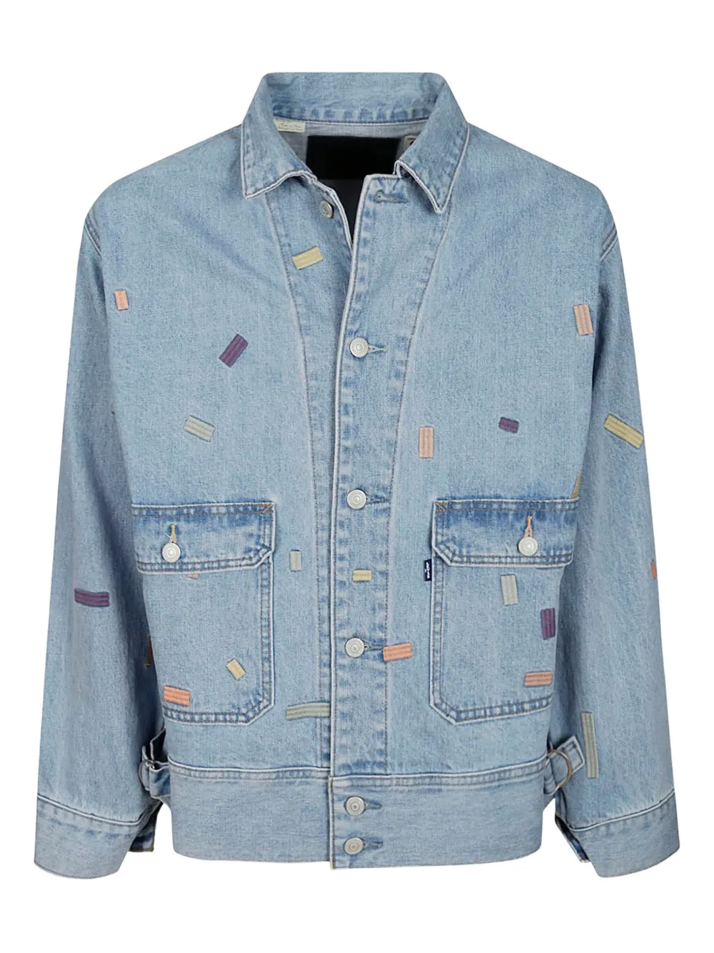 

Джинсовая куртка с вышивкой Levi'S, синий