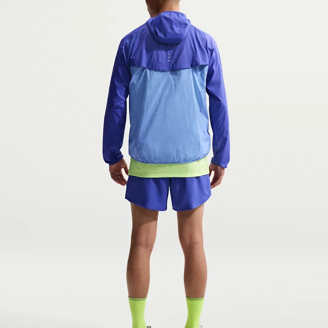 Куртка беговая мужская Stride Repel Uv Nike, Lapis Lazuli/Royal Pulse — фото 4
