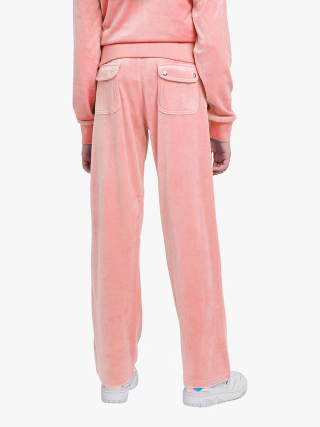 Детские тоновые широкие джоггеры Juicy Couture, Peach Blossom — фото 2