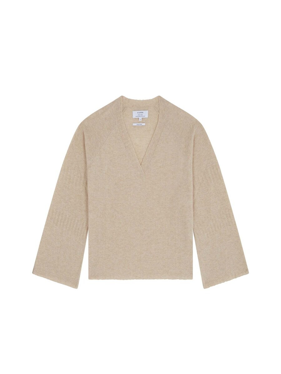 

Тонкий вязаный свитер Scalpers Sweater Joy, экрю