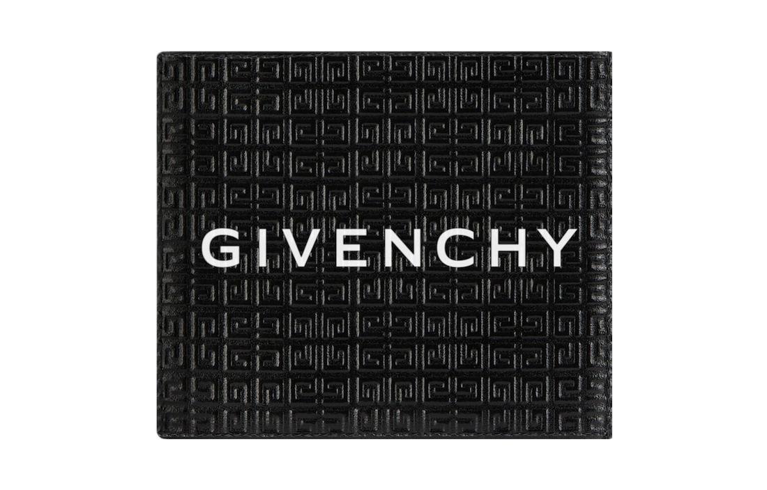 

Givenchy Чёрный мужской бумажник из телячьей кожи 4G