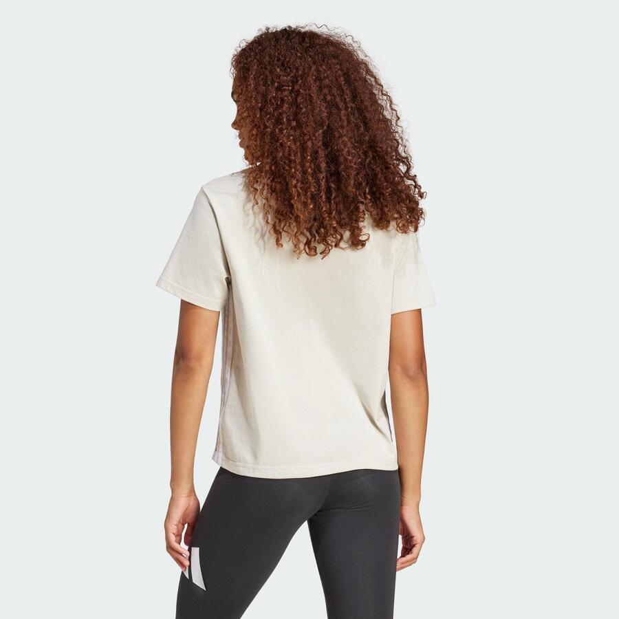 ADIDAS Футболка Essentials с тремя полосками из хлопка — фото 3