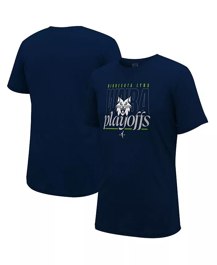 

Футболка Navy Minnesota Lynx 2024 WNBA Playoffs Roar для мужчин и женщин Stadium Essentials