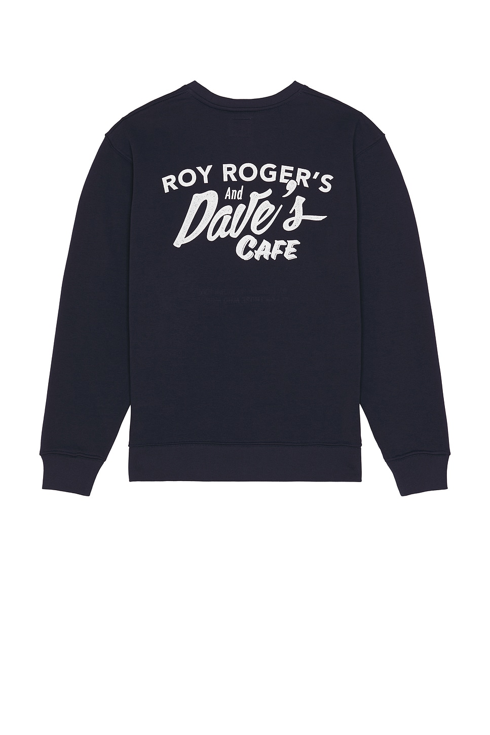 

Толстовка с принтом «Кафе» Roy Roger's x Dave's New York, синий