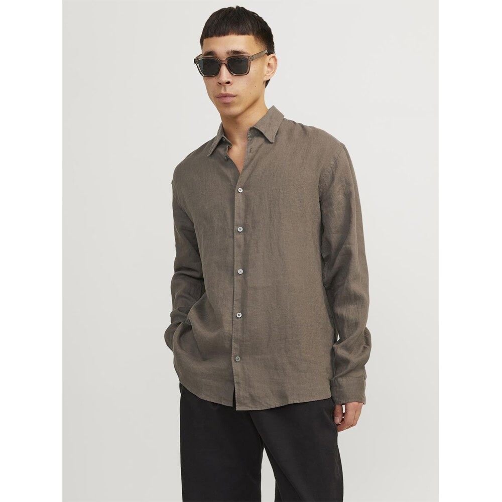 

Рубашка с длинным рукавом Jack & Jones Lawrence, коричневый