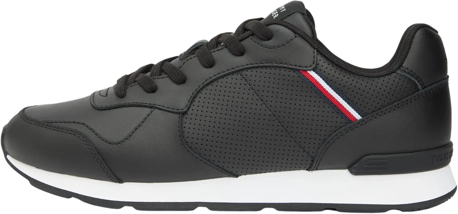 Мужские низкие кроссовки Tommy Hilfiger Runner Icon Leather Fm0fm05740, Black
