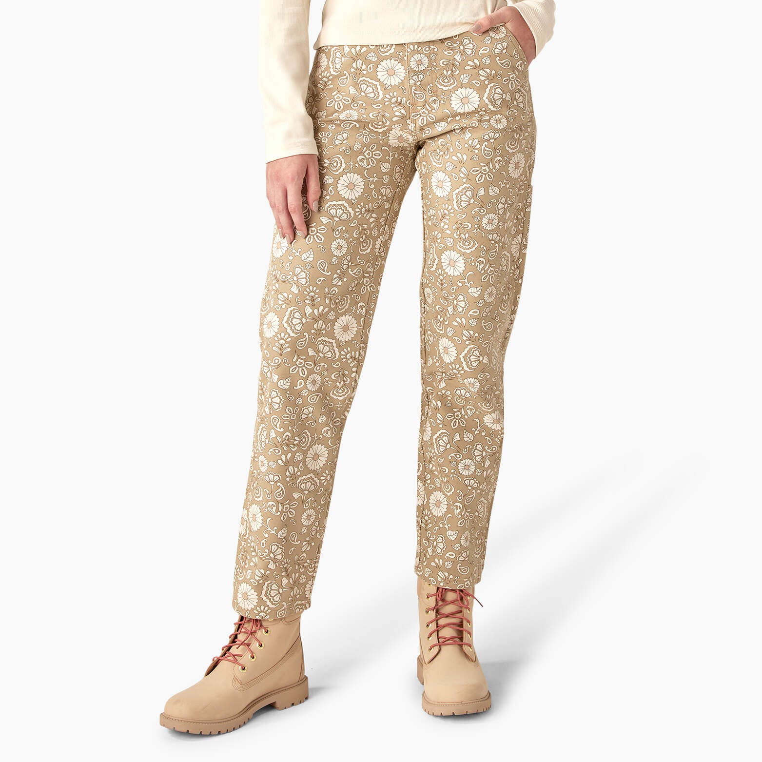 

Женские брюки Dickies Ellis Floral Duck Canvas, цвет light floral (fcg)