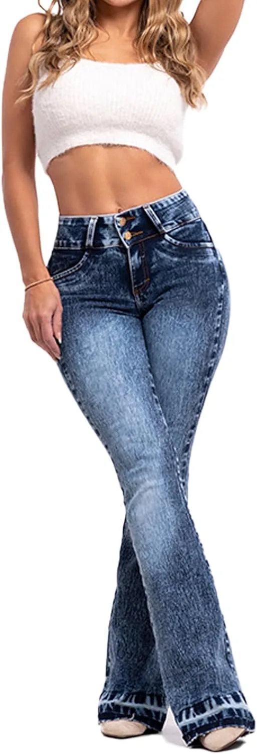 

Женские джинсы Bootcut High Waisted Curvy Stretchy TheyLook