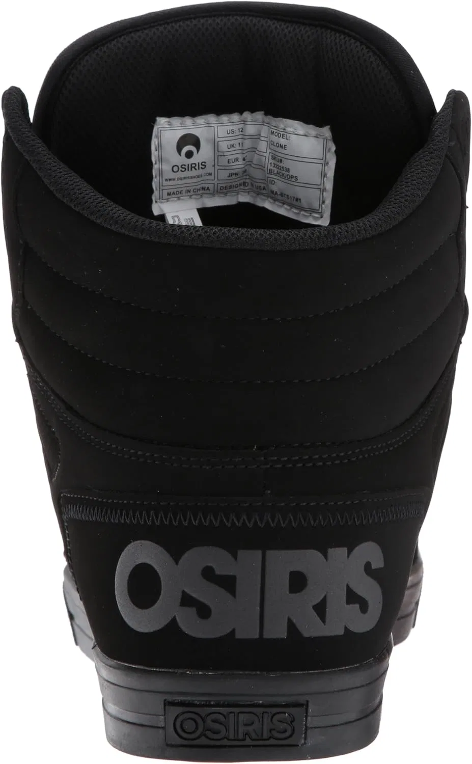 Кеды мужские для скейтбординга Osiris, цвет Black/Ops — фото 3
