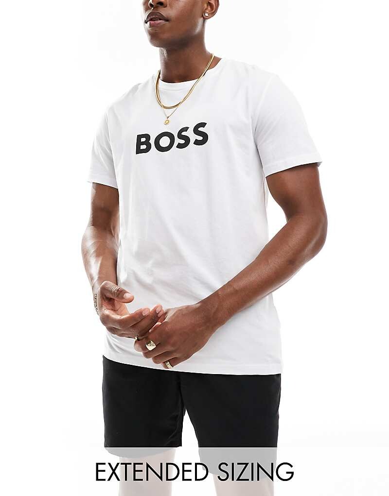 

BOSS – Белая> Пляжная футболка