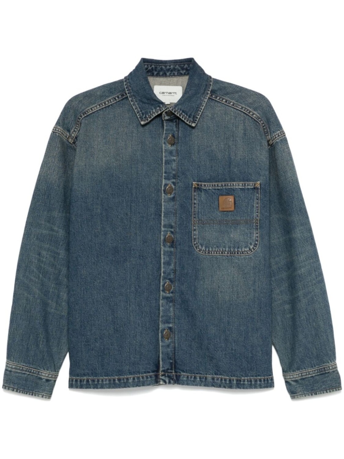 

Джинсовая рубашка Carhartt WIP Lovilia, синий