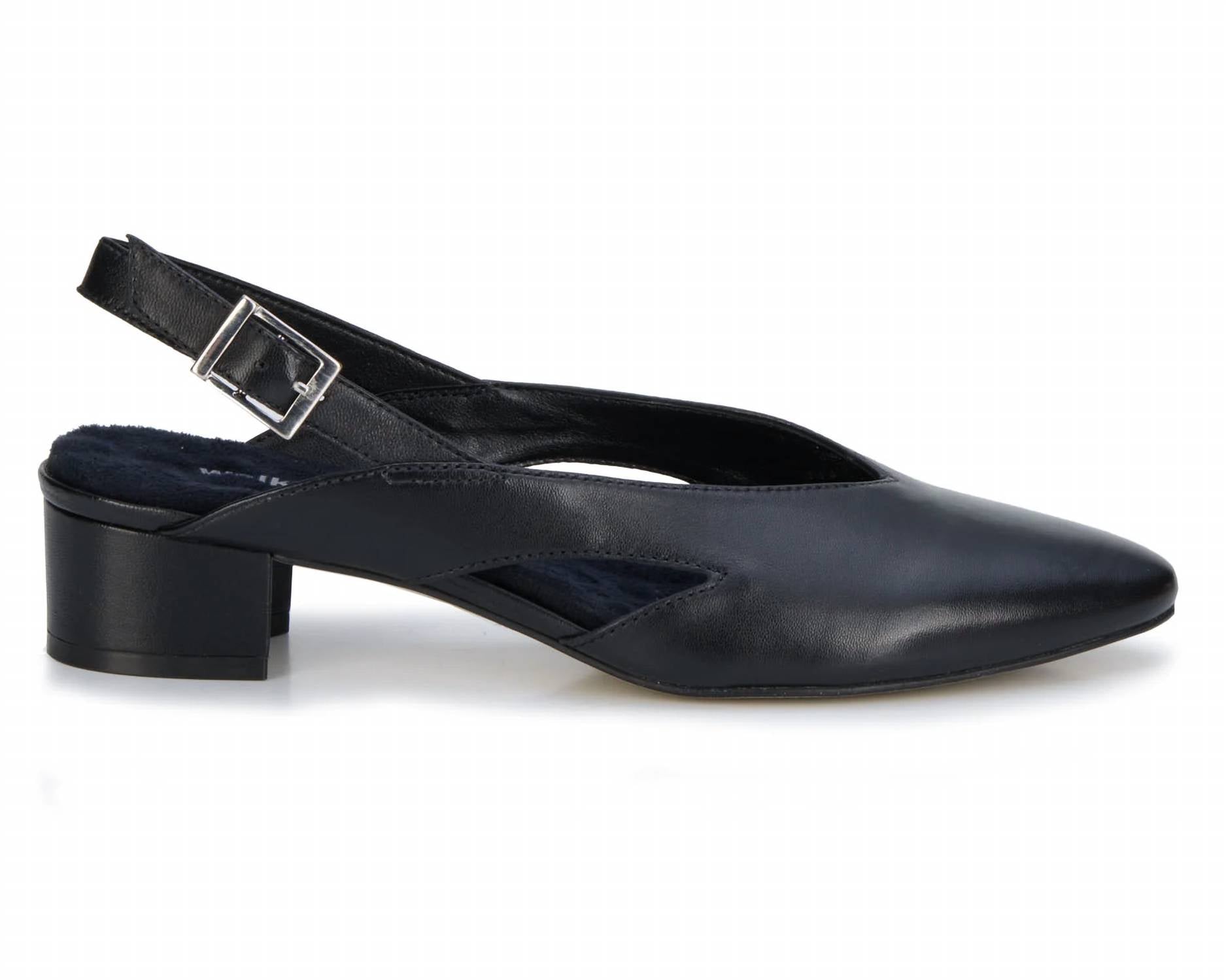 Сандалии Harlan Slingback - узкие, черного цвета the walking cradle co. — фото 2