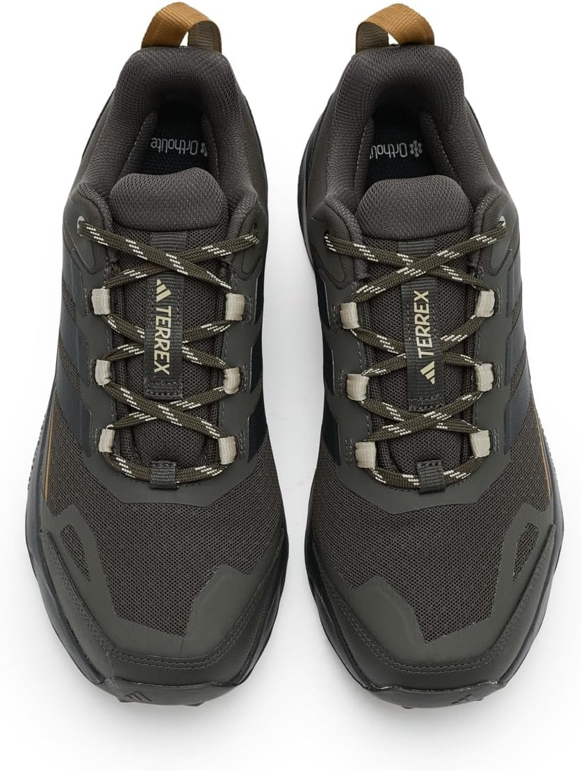 Мужские походные кроссовки adidas Terrex Skychaser Ax5, угольный/оливковый — фото 2