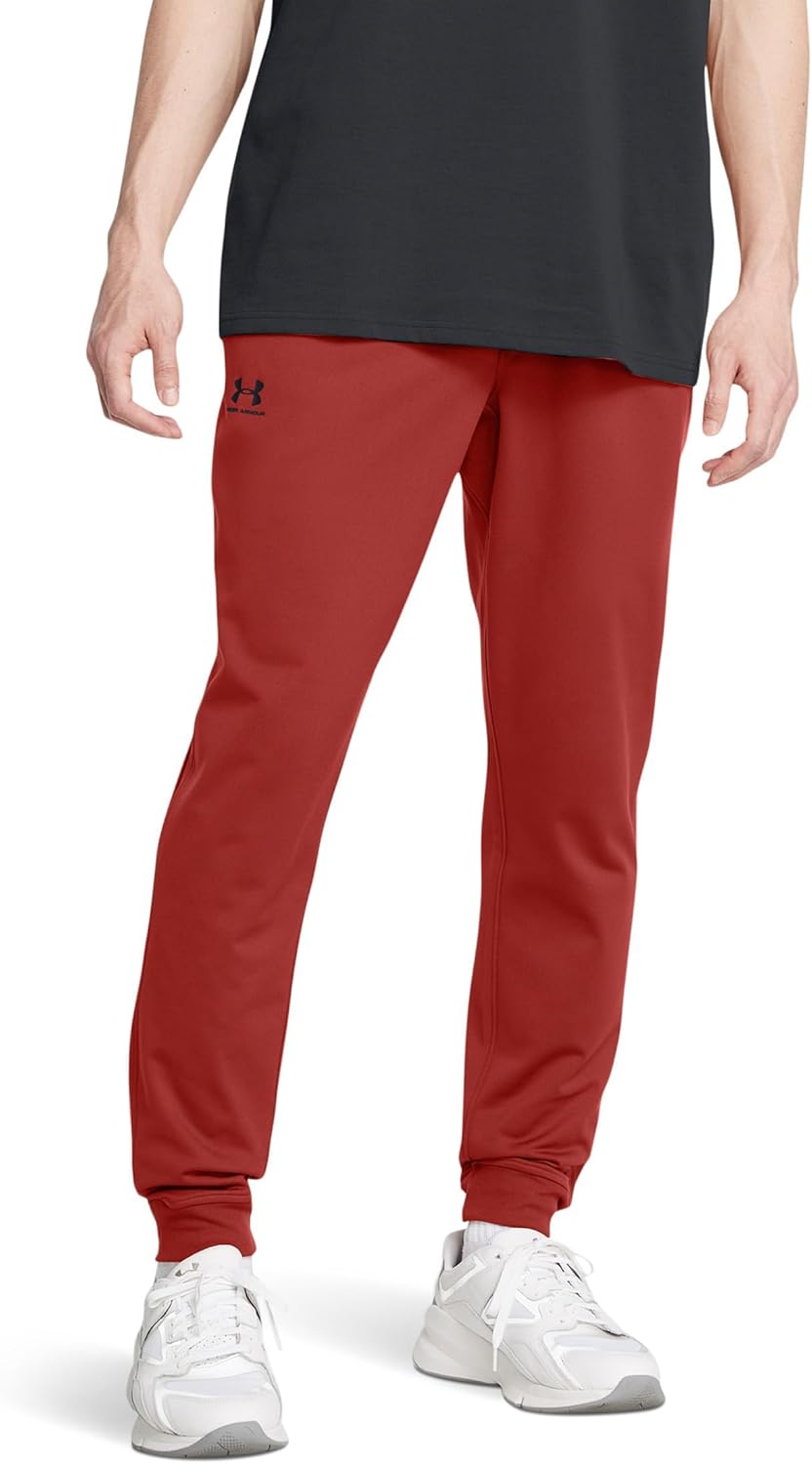 

Under Armour мужские спортивные трикотажные джоггеры, (840) Earthen Orange/Black