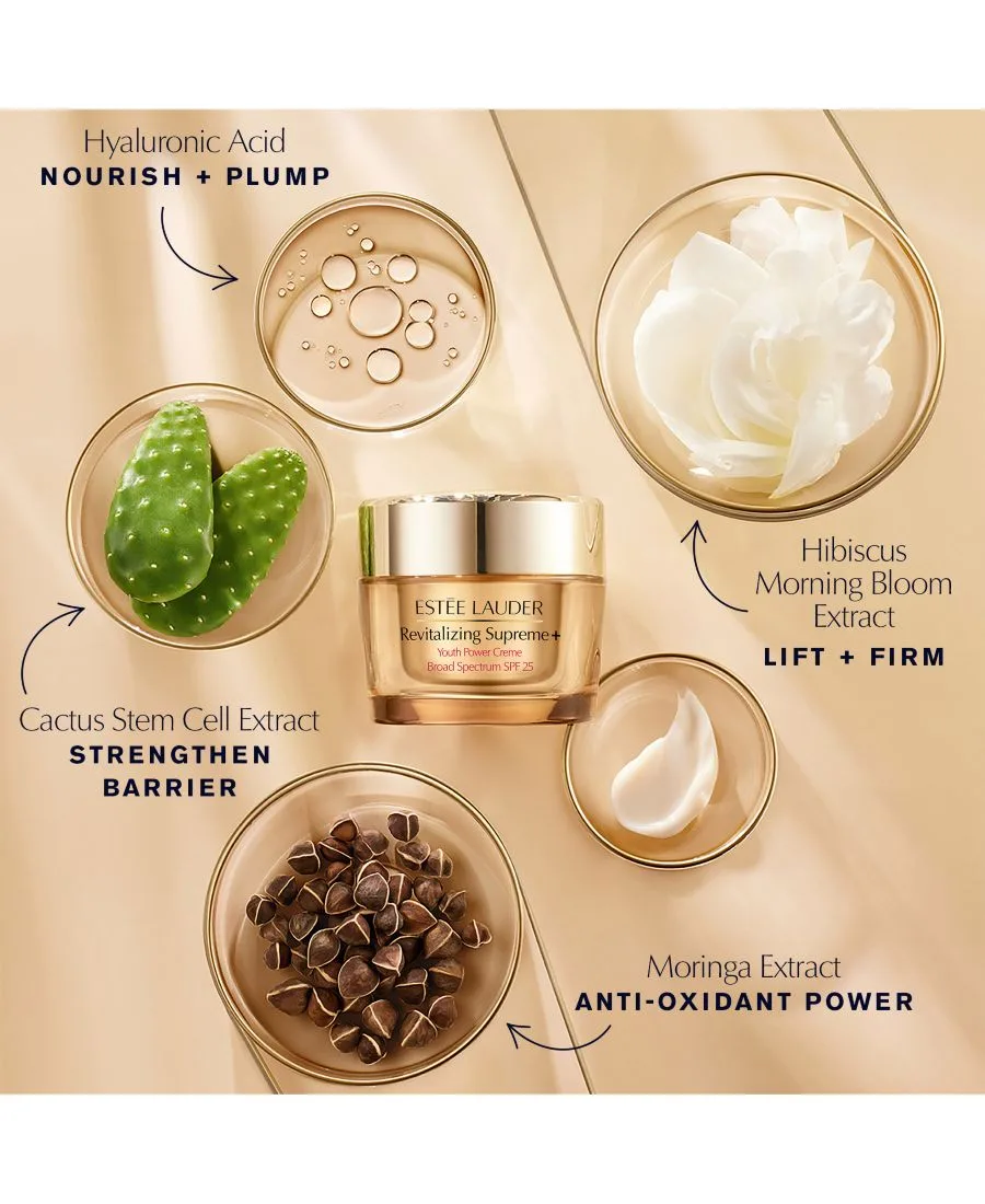 Estée Lauder Восстанавливающий увлажняющий крем Supreme+ с гиалуроновой кислотой и пептидами, SPF 25, 70 мл — фото 2