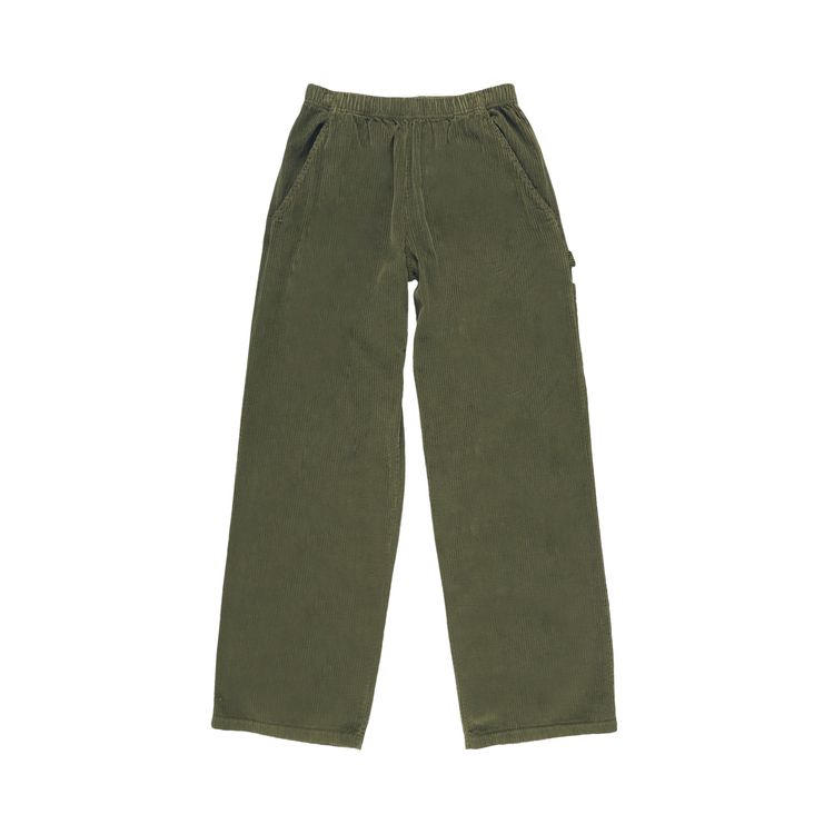 

Брюки Les Tien Utility Puddle Pant 'Olive Stone', зеленый