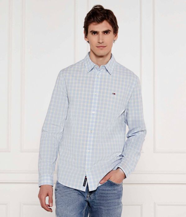 

Рубашка Regular fit Tommy Jeans, синий