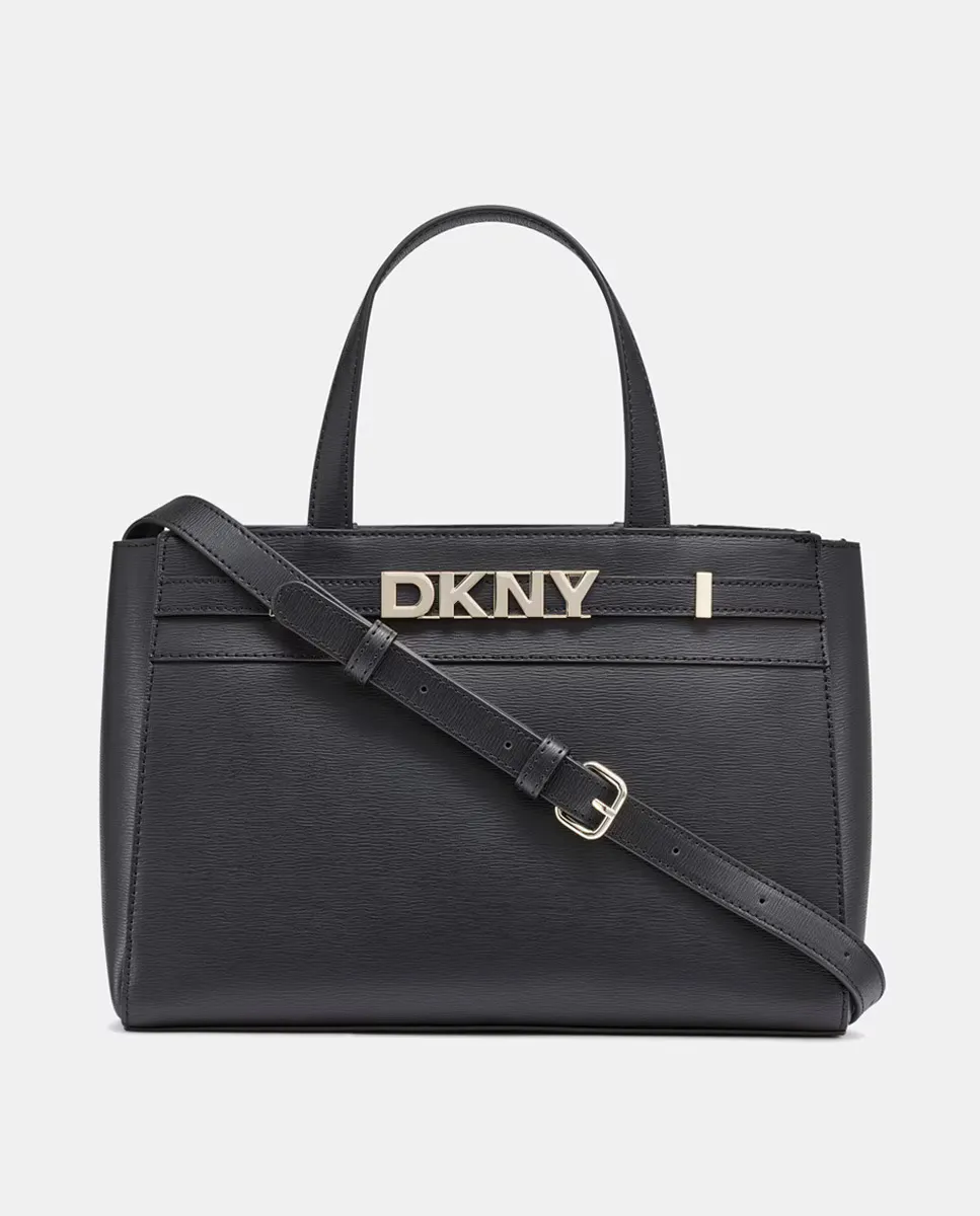 

Сумка Beckett с двойной ручкой и однотонным принтом DKNY, черный