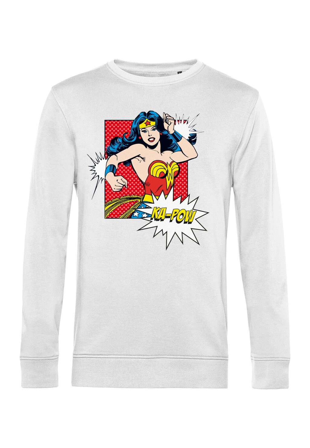 

Толстовка KA-POW UNISEX Henry Tiger, белый