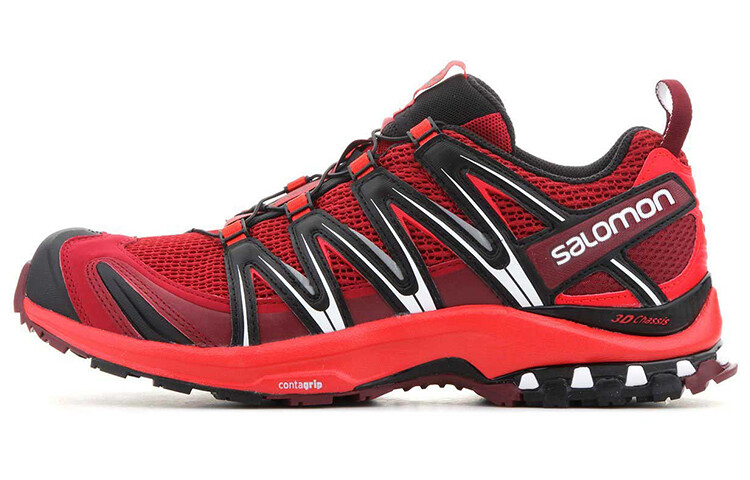 

Кроссовки XA PRO 3D для походов мужские с низким верхом, черные/красные Salomon