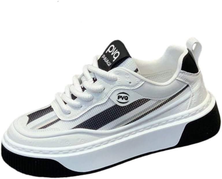 

Мужские стильные повседневные кроссовки, амортизирующие и удобные, с шнуровкой для стойкости. Подходят для ежедневного использования Fusecottc, белый