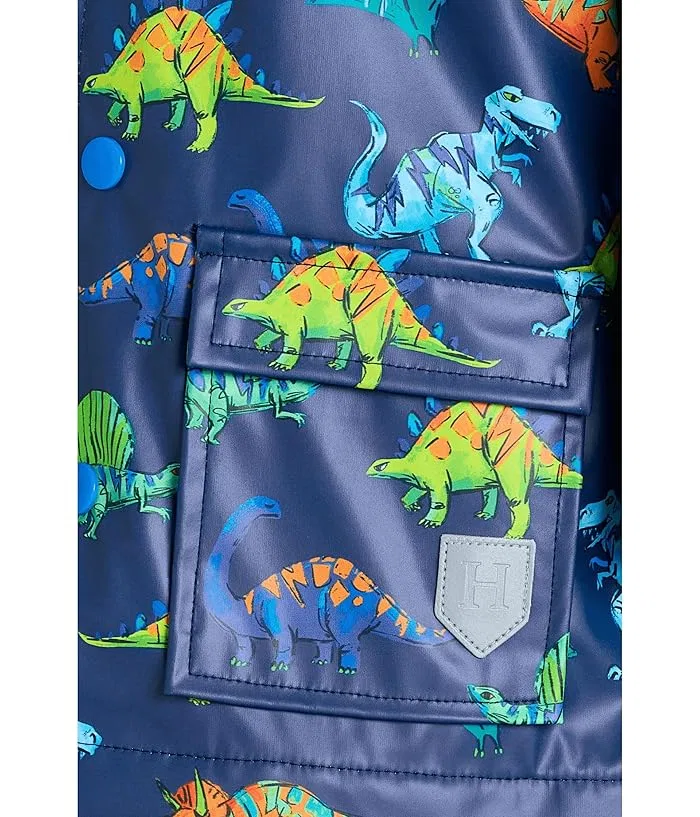 Дождевик с динозаврами Snap Rain Coat Hatley Kids, Limoges — фото 3