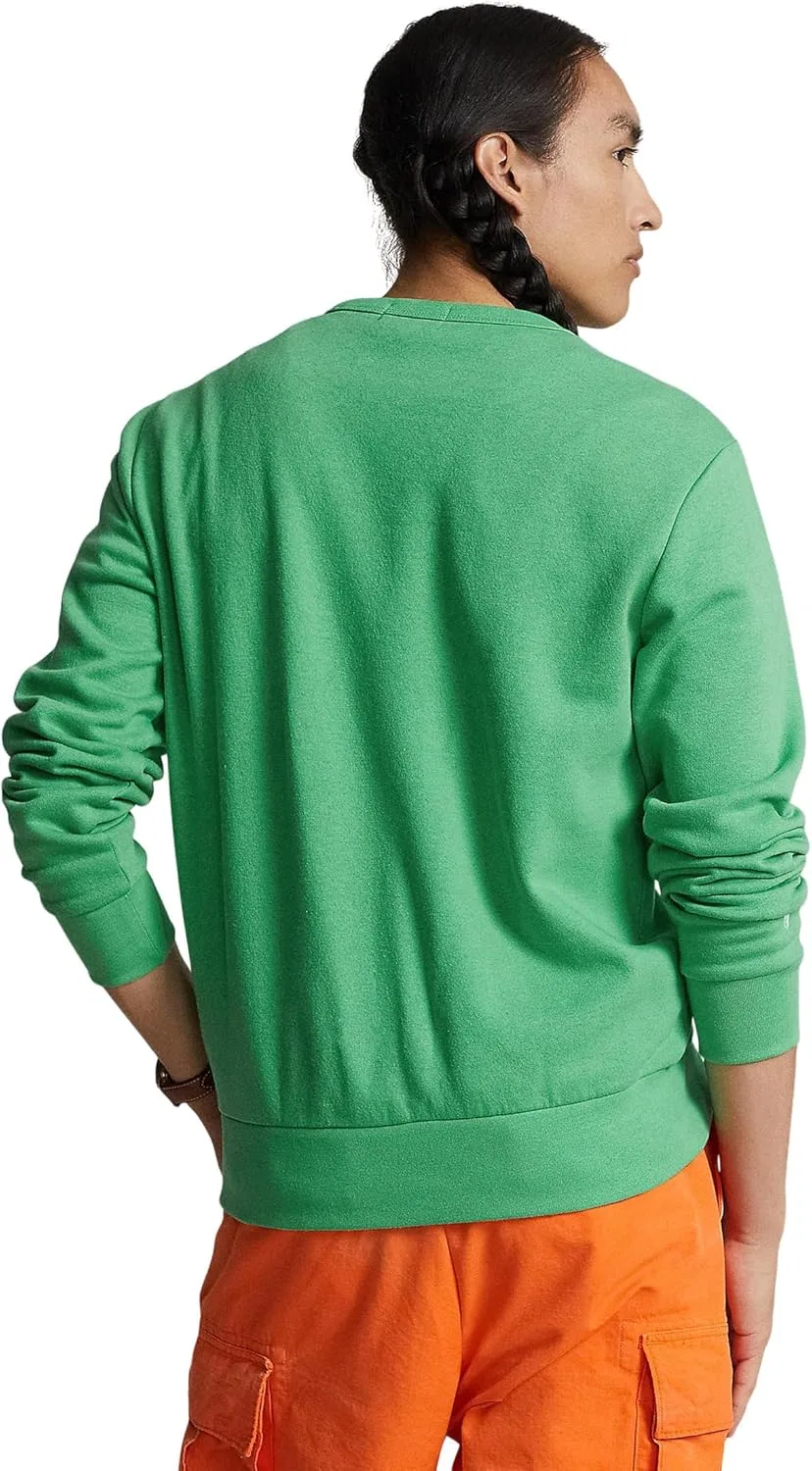 Мужская флисовая толстовка с логотипом POLO RALPH LAUREN, зеленый — фото 2