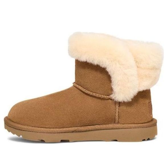 (PS) UGG Classic Low Fur 'Chestnut'