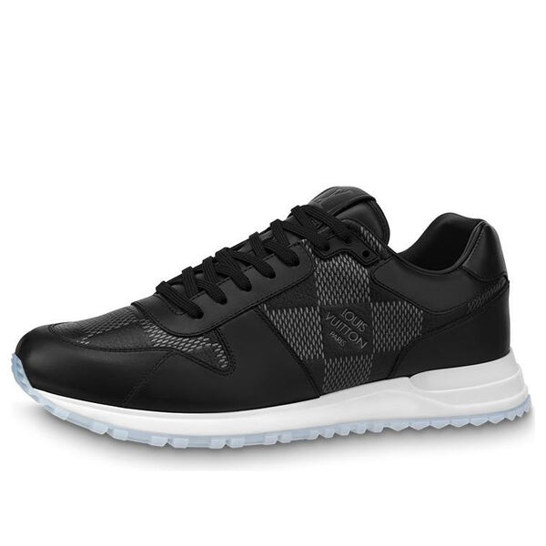 

Кроссовки run away sneakers 'black with white plaid' Louis Vuitton, черный