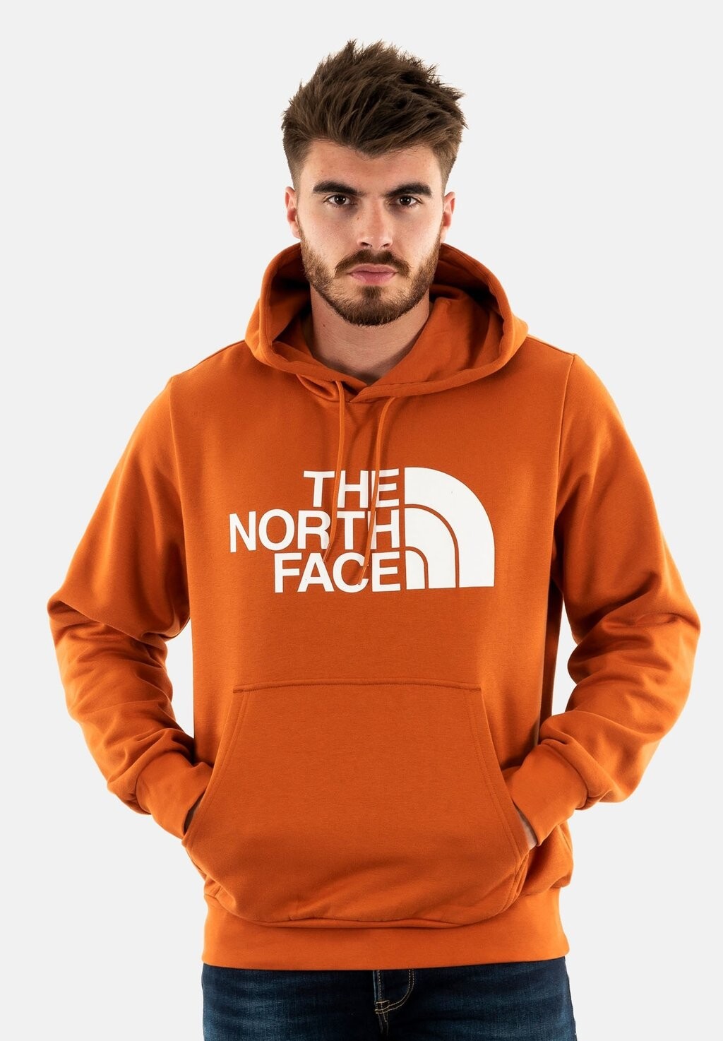 

Свитер с капюшоном The North Face, оранжевый