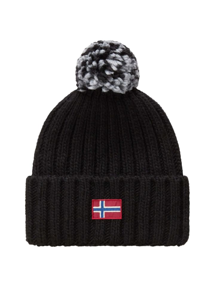 

Napapijri Semiury W 3 - Шапка-бини (цвет «ривьера») черного цвета