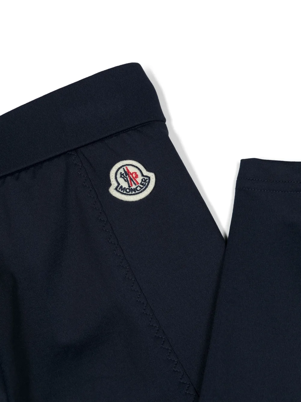 Легинсы из джерси Moncler Enfant, синий — фото 3