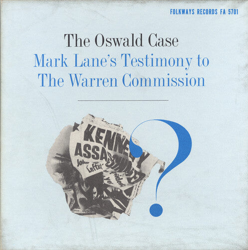 

CD диск Lane, Mark: Oswald Case: Mark Lane's Testimony