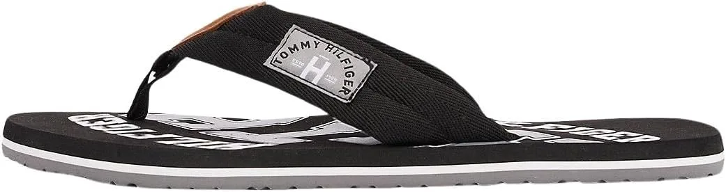 Мужские пляжные сандалии-шлепанцы Essential Th Tommy Hilfiger, черный