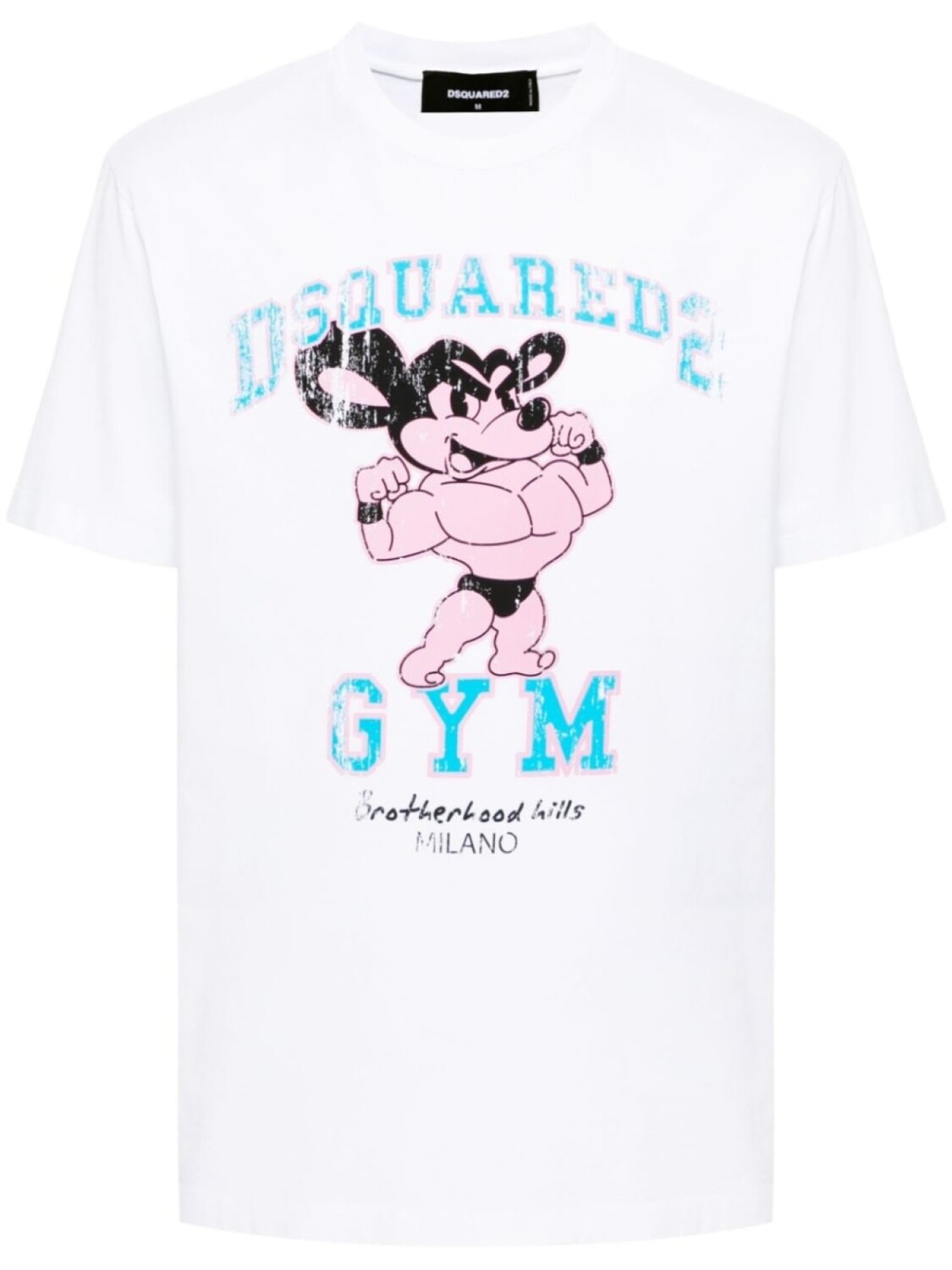

Dsquared2 футболка с графичным принтом, белый