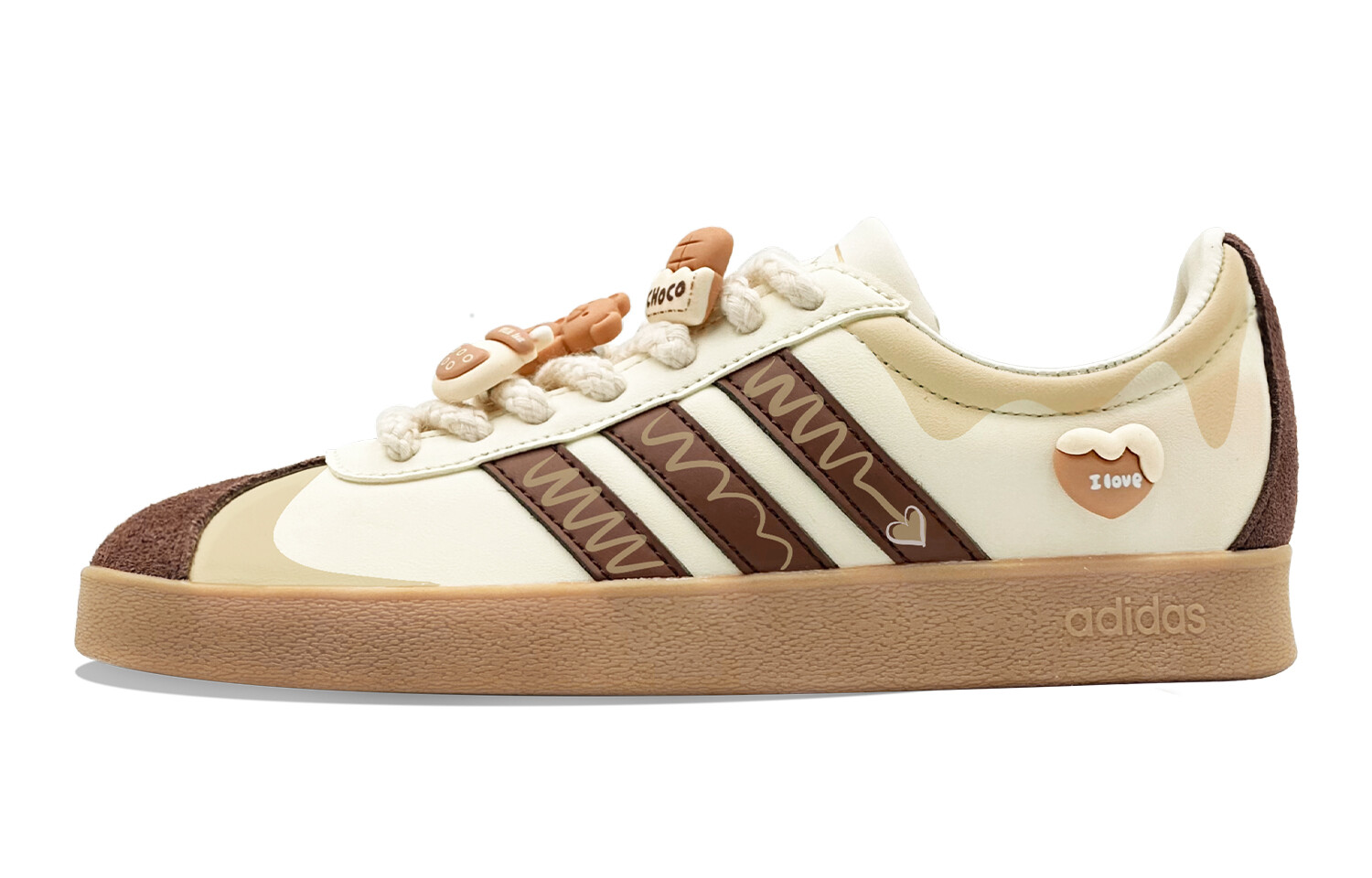 

Кроссовки adidas neo Vl Court Skateboarding Shoes Unisex Low-top Beige, коричневый