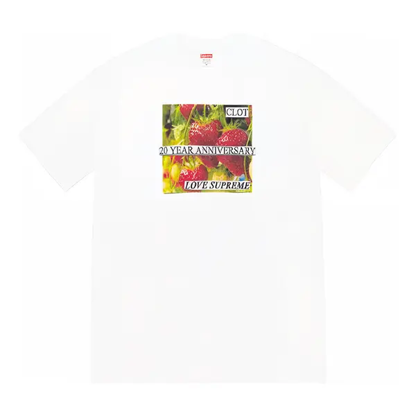 

Футболка x clot anniversary t-shirt 'white' Supreme, белый