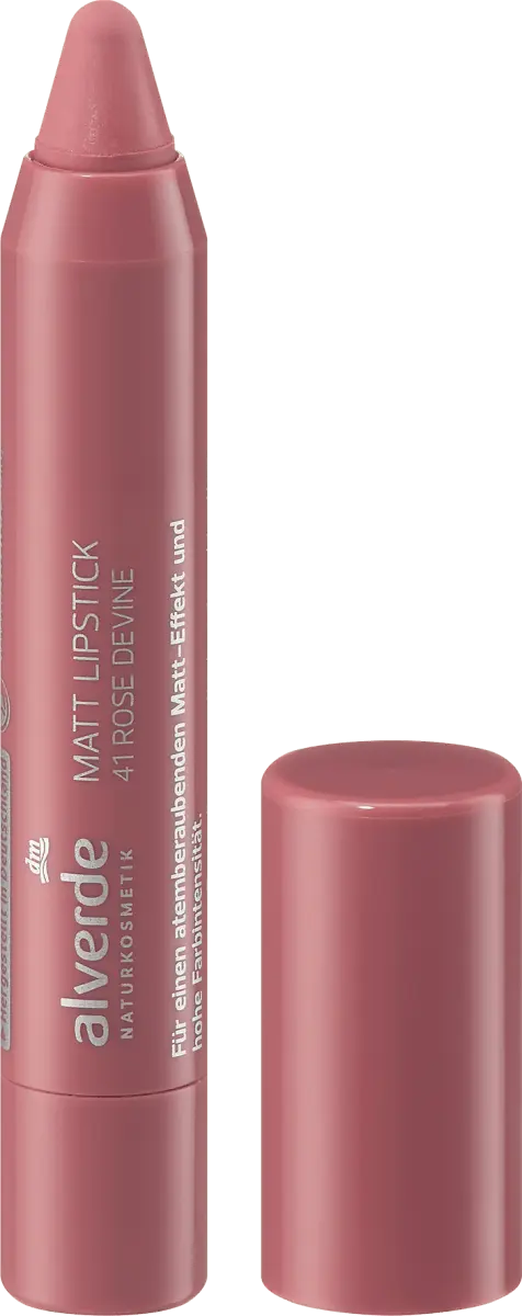 

Lippenstift Matt 41 Rosé Devine 3,17 г alverde NATURKOSMETIK