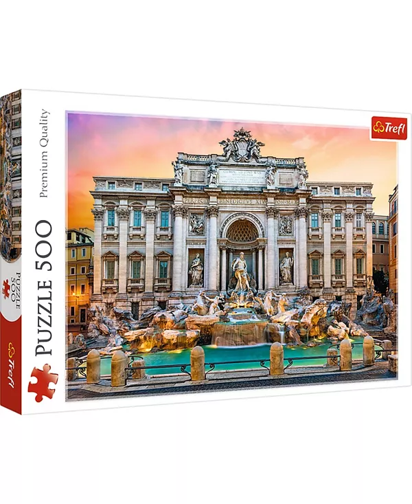 

Пазл красный, 500 деталей - Фонтанна ди Треви, Рим Trefl, multi-color