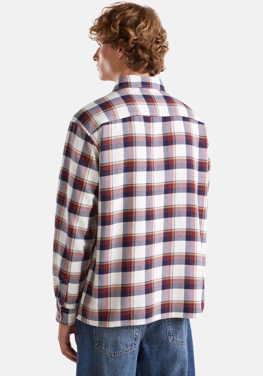 

Рубашка на пуговицах классического кроя UNITED COLORS OF BENETTON, от белого