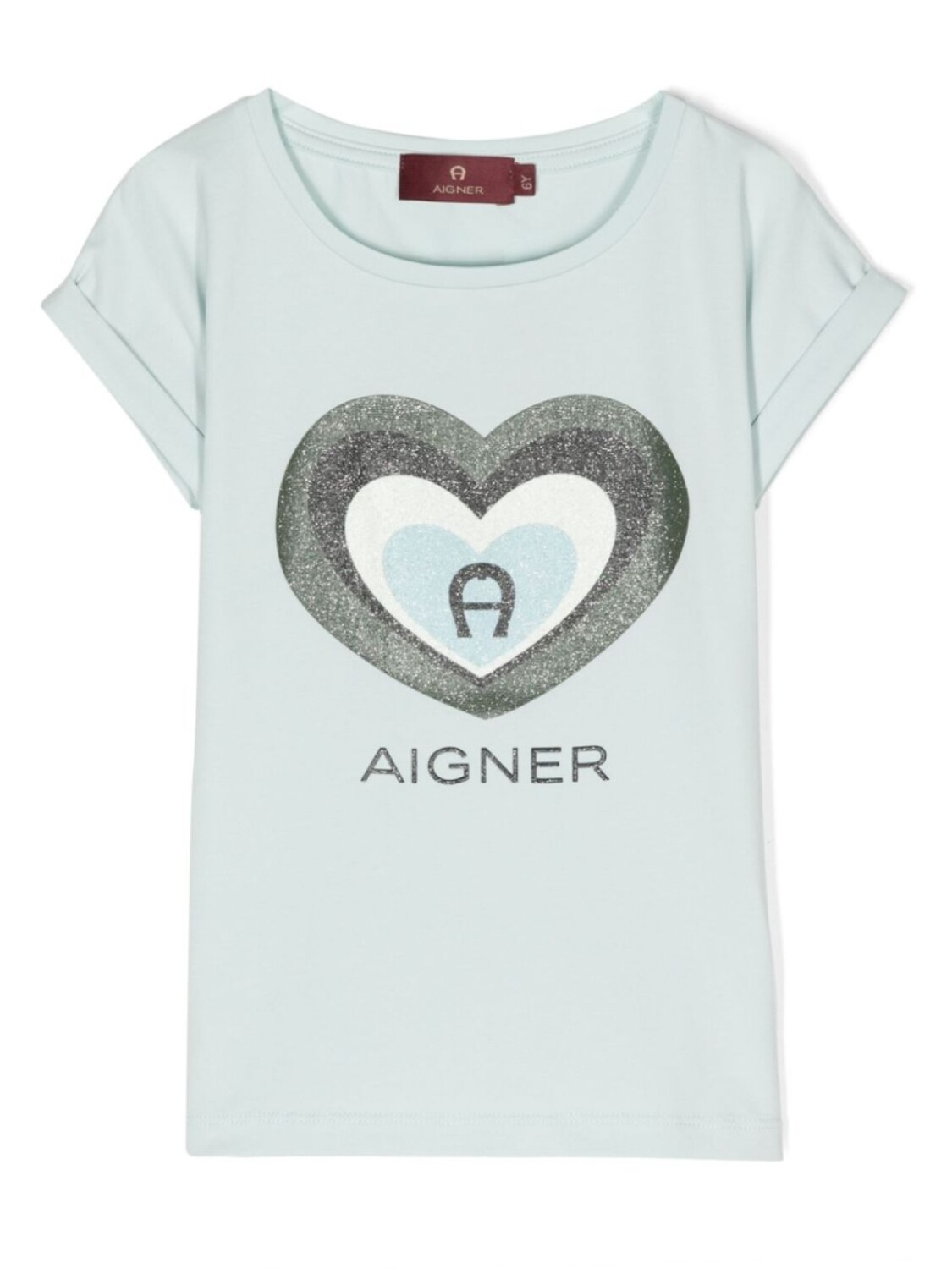 

Aigner футболка с логотипом, синий