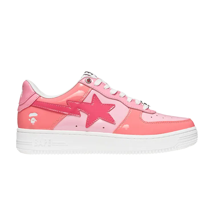 

Кроссовки BAPE Bapesta, розовый