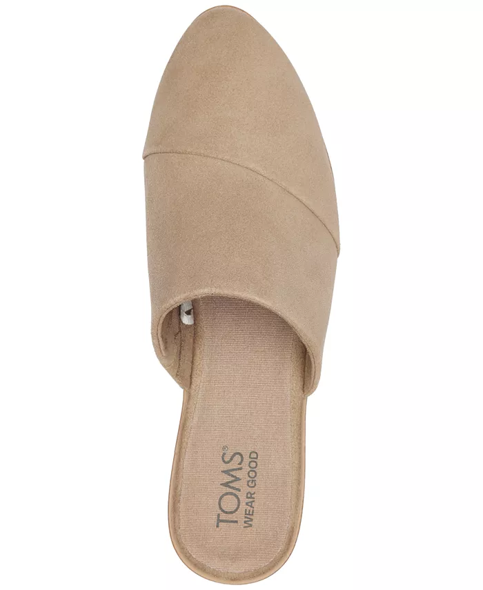 Женские мюли на плоской подошве Jade Slip On TOMS, коричневый/бежевый — фото 4