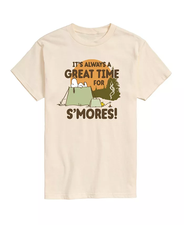

Мужская футболка Peanuts S'mores AIRWAVES, коричневый/бежевый