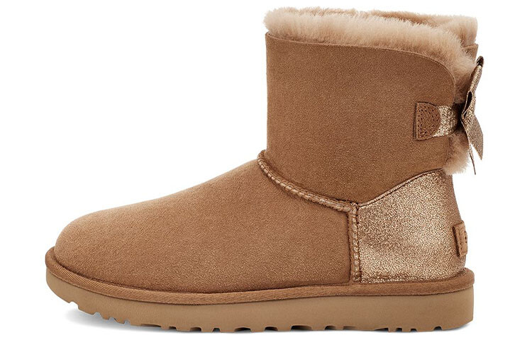 Угги женские UGG Mini Bailey Bow Chestnut, коричневый